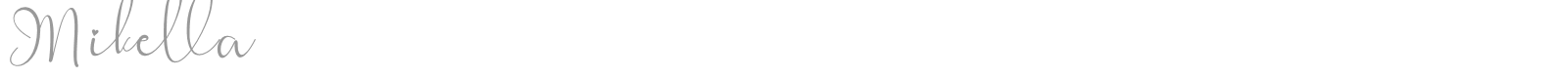 Mikella font preview